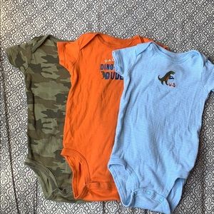 I am selling 3 baby bodysuits.